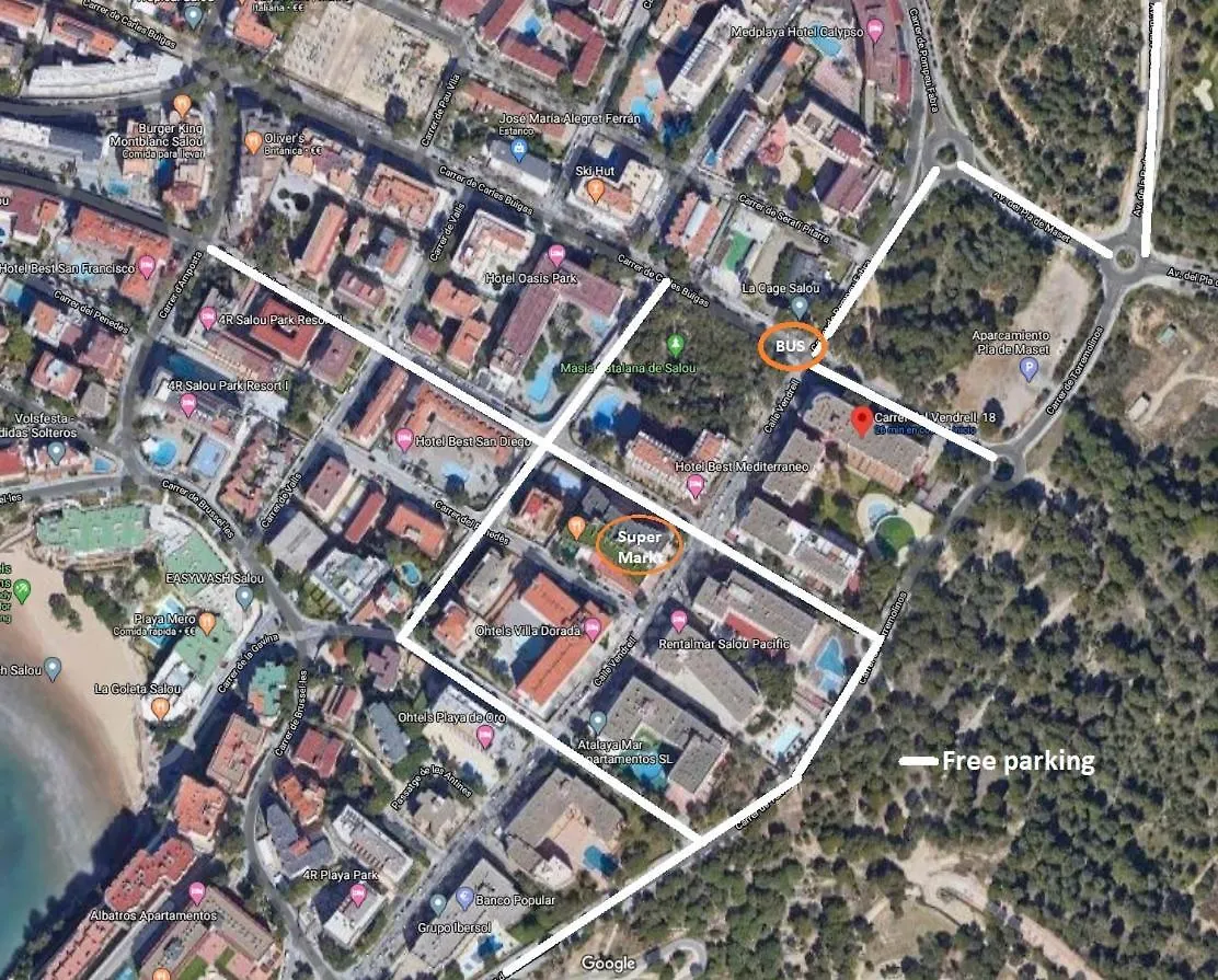 Apartamento Con Piscina En Salou 0*,